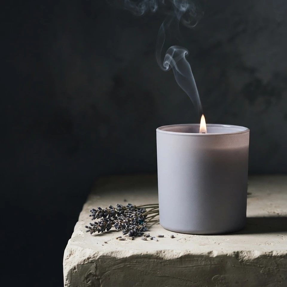 Lavender candle