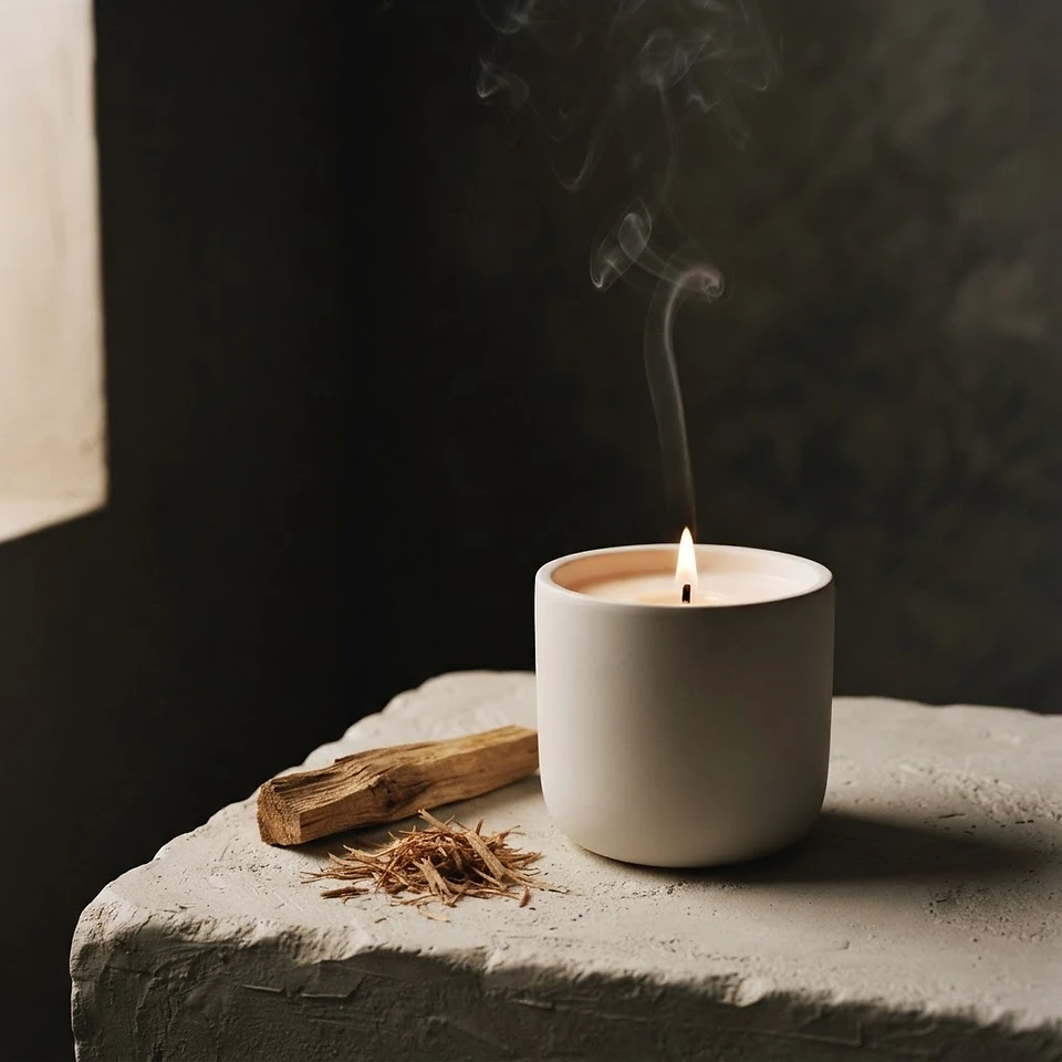 Sandalwood candle