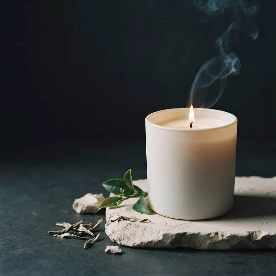 White Tea candle